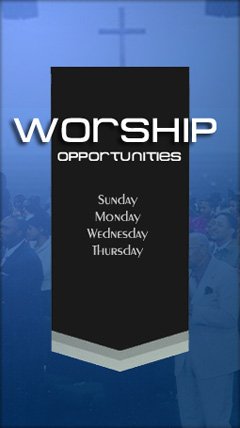 Worship Opportunities